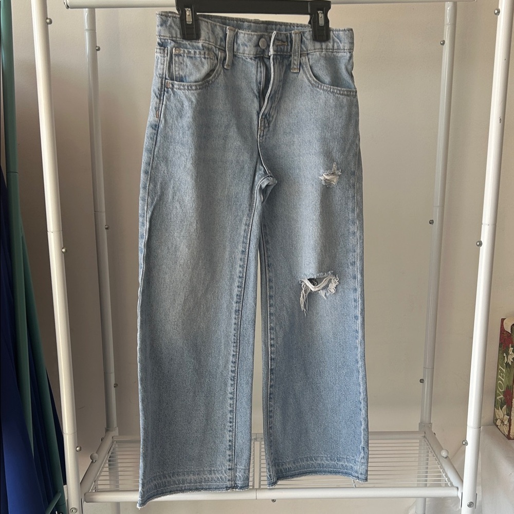 Old Navy High-Rise Baggy Wide-Leg Jeans - Light Blue